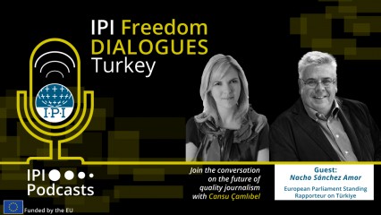 IPI Freedom Dialogues Turkey: MEP Nacho Sánchez Amor on ‘disinformation’ law, accession process
