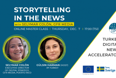 Turkey Online Master Class: Storytelling in the News (December 7, 2023)