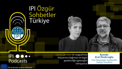 IPI Özgür Sohbetler 43.Bölüm: Erol Önderoğlu ile 2023 biterken Türkiye’de basın özgürlüğünün durumu
